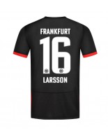Eintracht Frankfurt Hugo Larsson #16 Venkovní Dres 2024-25 Krátký Rukáv